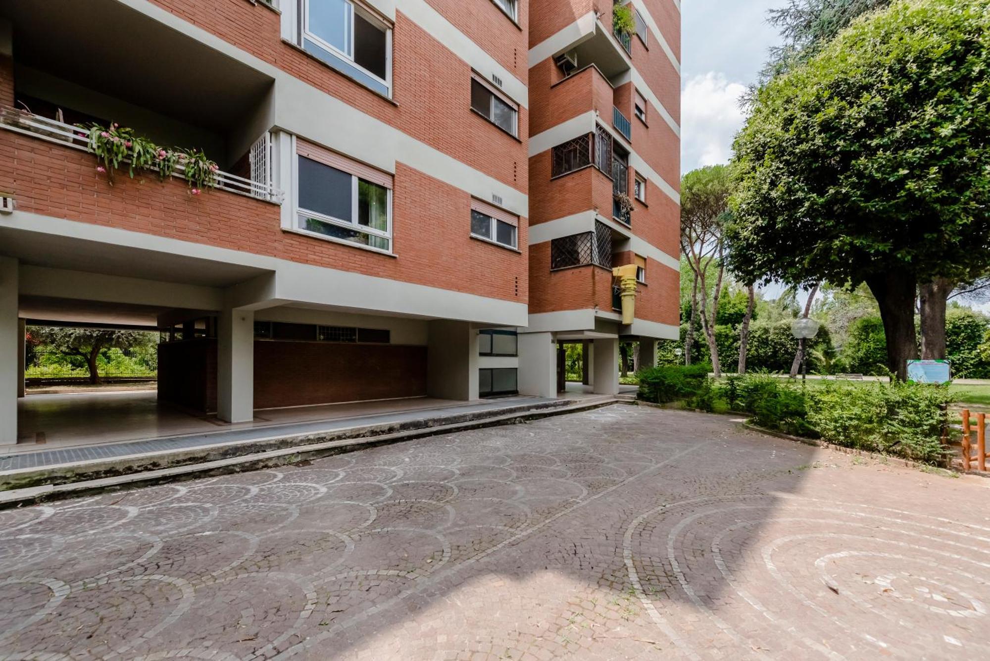 Ferienwohnung Residenza Eres Eur Rom Exterior foto